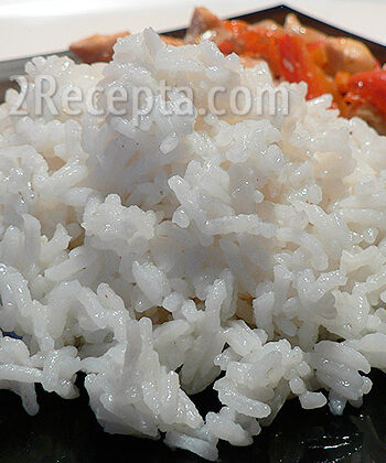 Вареный рис - пошаговый рецепт с фото