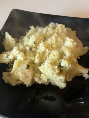 Нежнейшее картофельное пюре с петрушкой