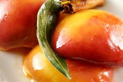 Медовые персики по-китайски