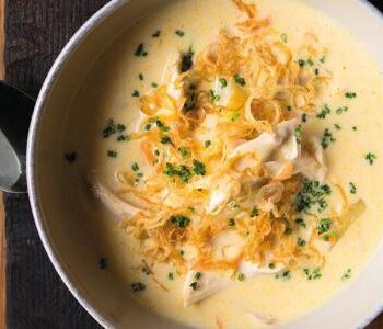 Куриный суп с плавленым сыром