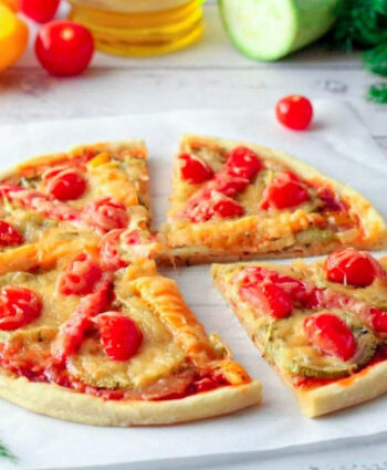 Пицца овощная в домашних условиях в духовке
